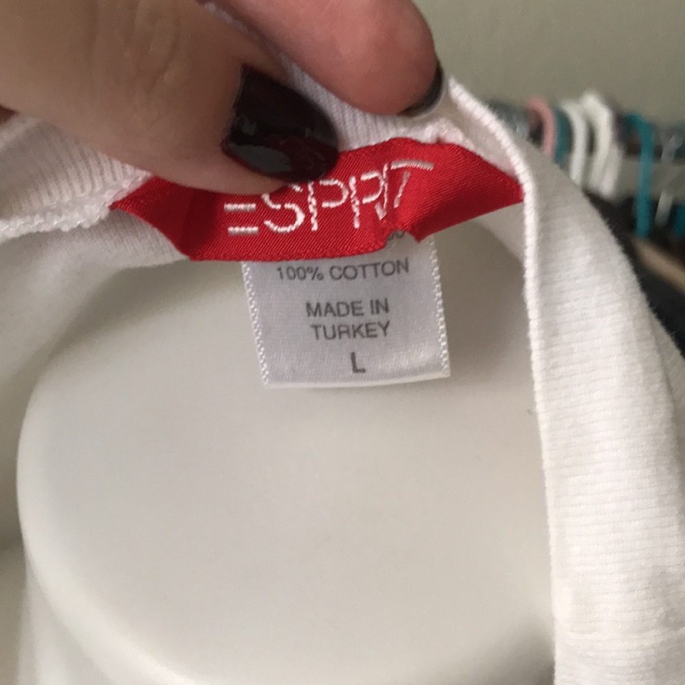 Vintage Esprit Y2K Floral Print Baby Tee - Picture 6 of 7